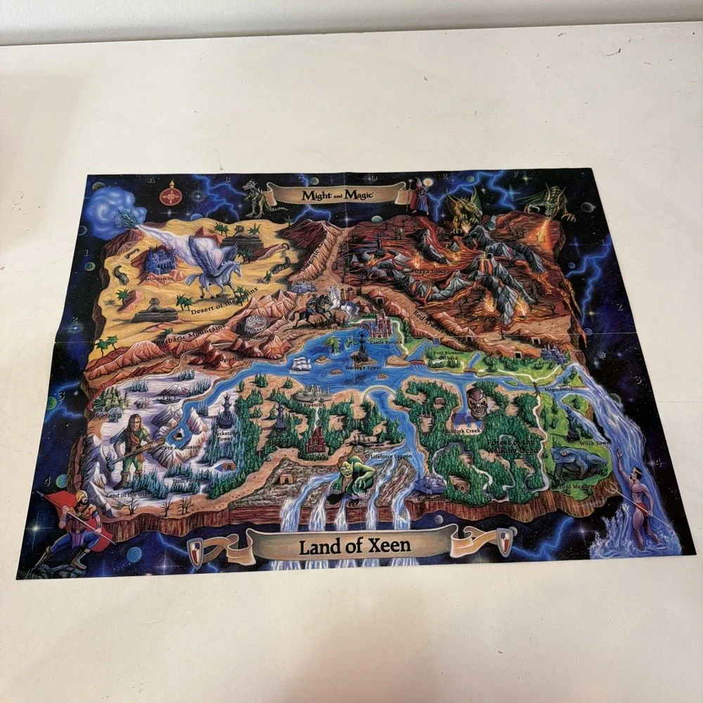 Might And Magic: Clouds Of Xeen, Vintage PC Game, 5.25 disc, 1992, CIB, First Ed